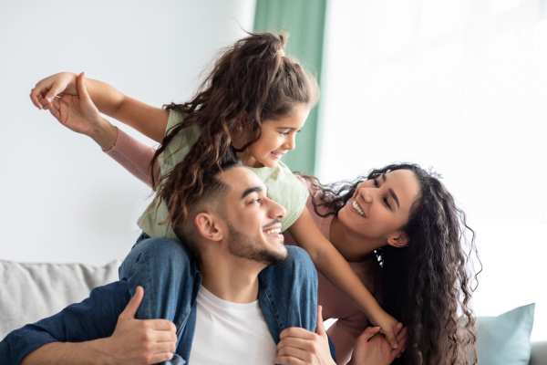 Love Builds family enjoying